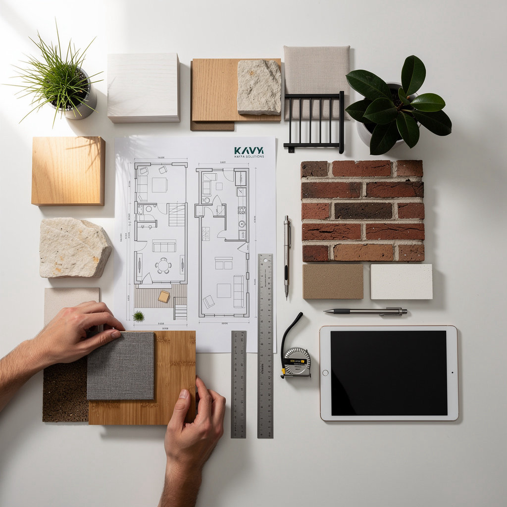 Kavya Solutions team creating beautiful interior and exterior design spaces in Washington, DC